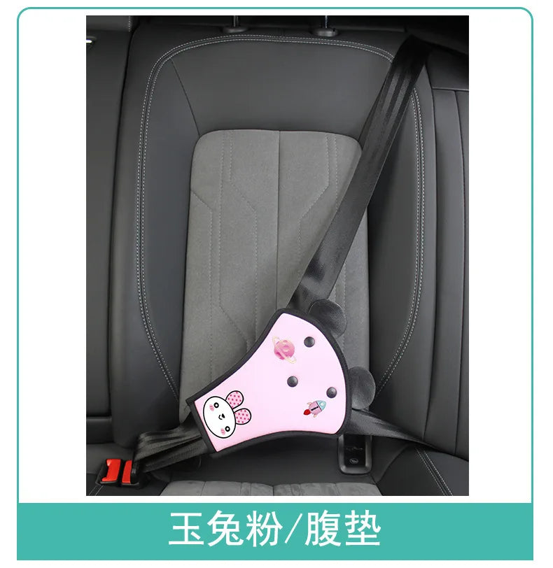 Car Child Seat Belt, Seat Shoulder Cover Holder, Seat Belt Protective Cover, Child Neck Limiter, Belly Protection