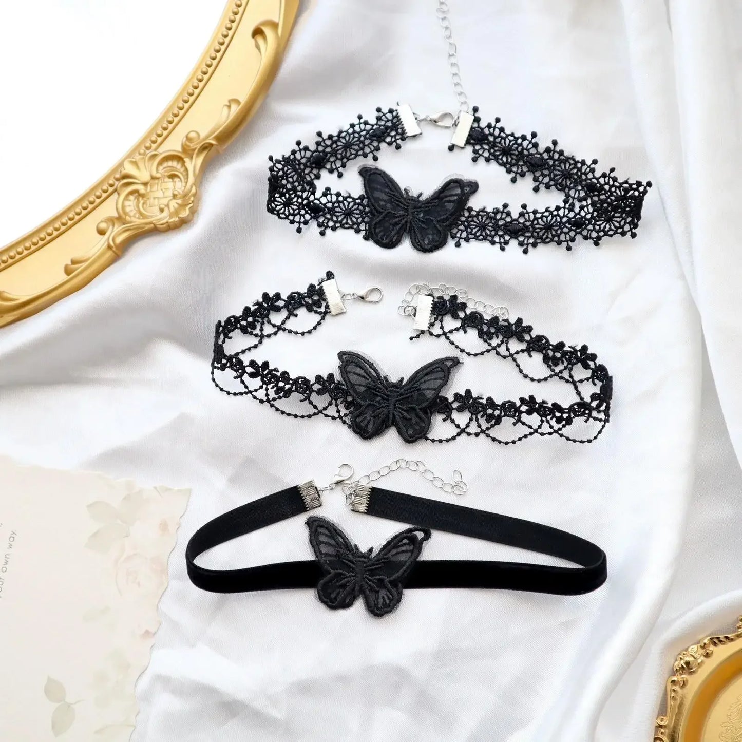 Lady Chokers Leaf Tassel Women Neck Jewelry Accessory Girl Lace Gothic Vintage Sexy Fashion Velvet Rose Beads Flower Necklace