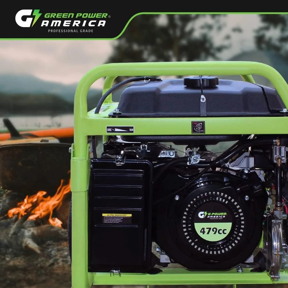 13000W Dual Fuel Portable Generator, Gas/Propane, Electric Start, Home Backup & RV Ready