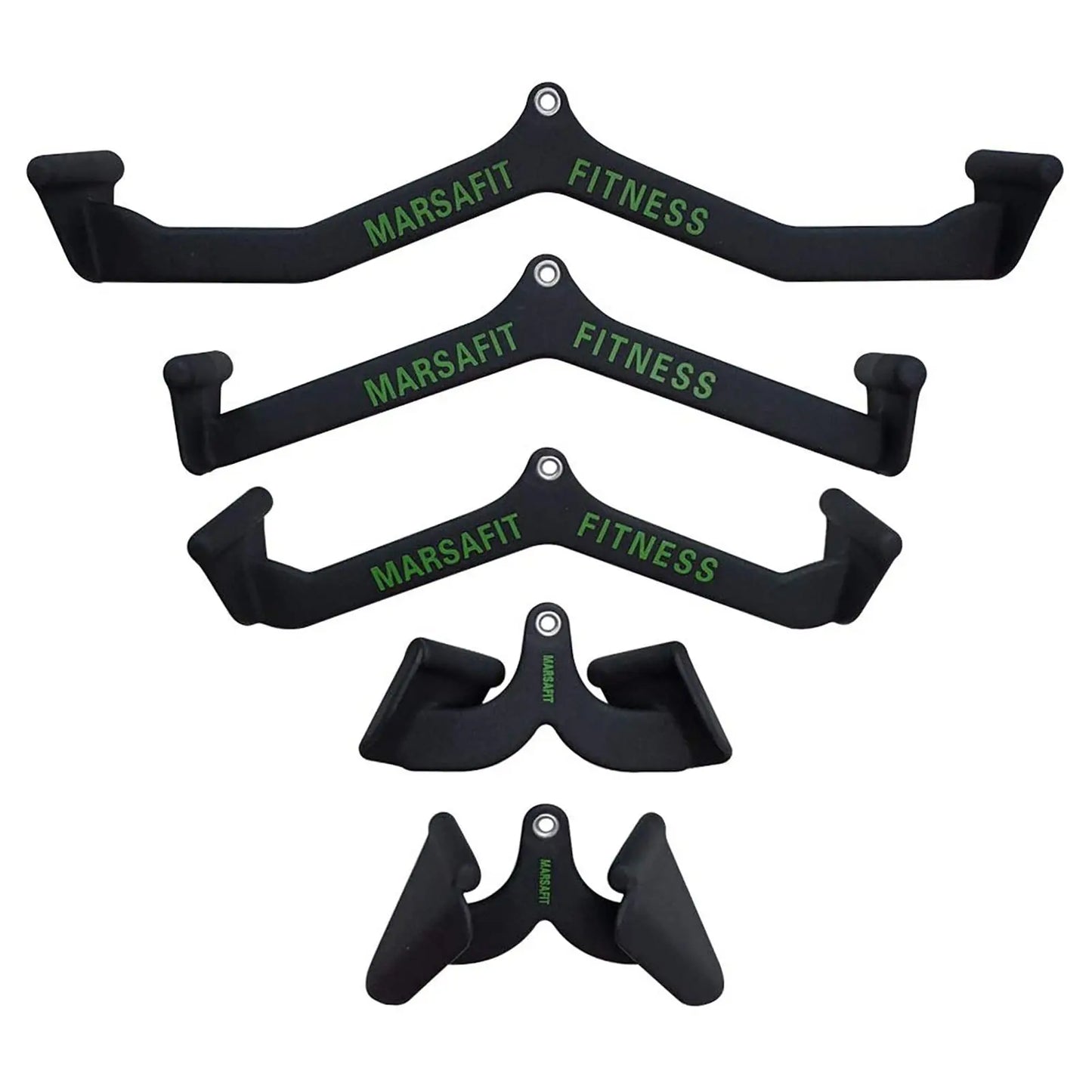 Home Gym Fitness Rowing T-bar V-bar Pulley Cable Machine Attachments Bicep Curl Tricep Lat pulldown Bar Back Strength Training