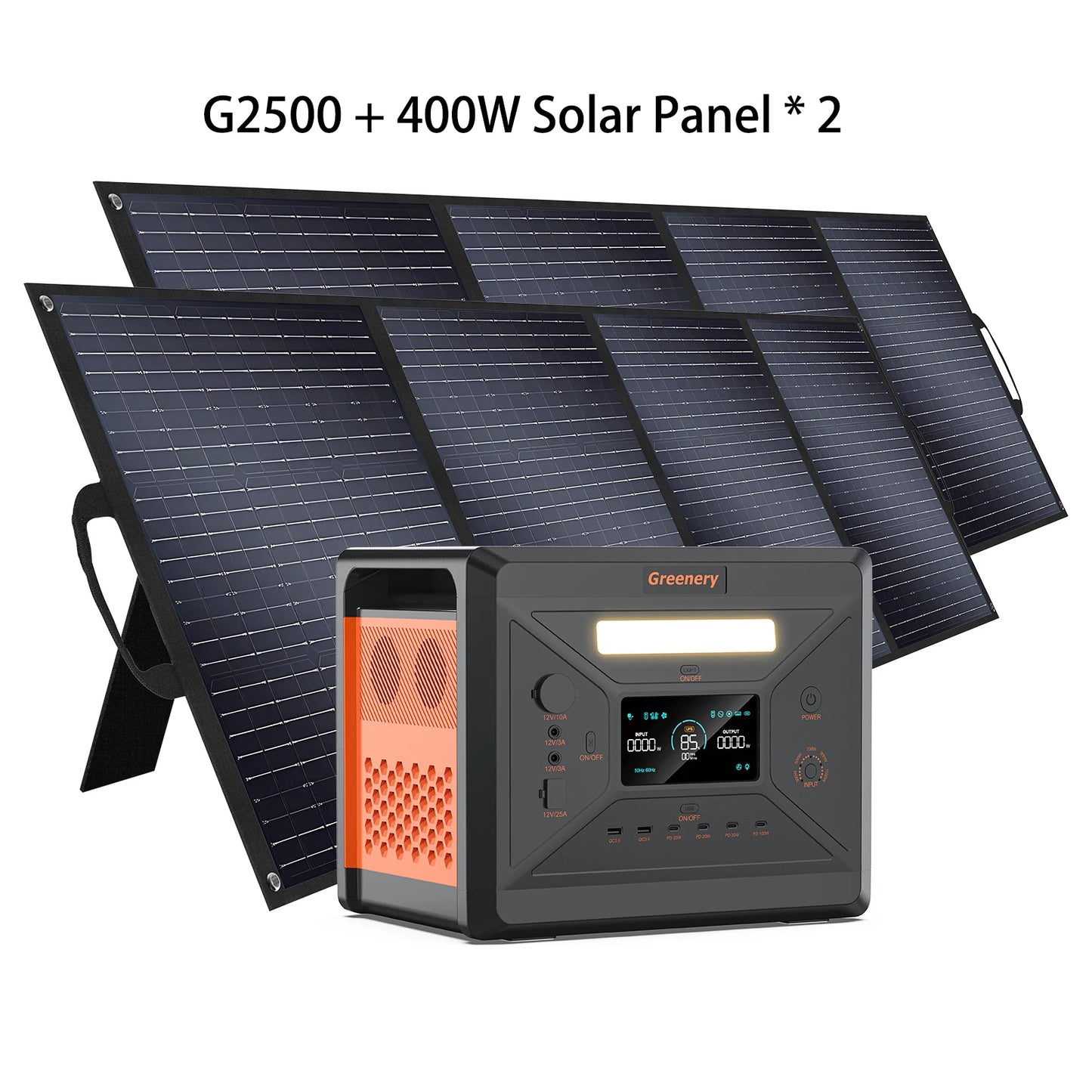 Greenery G2500 2400W MPPT Portable Solar Generator For RV