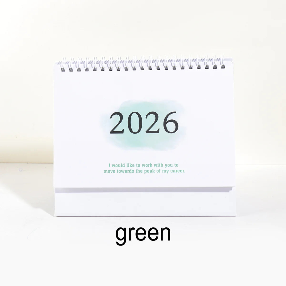 1 pc New 2026 Monthly Desktop Calendar, Portable Foldable, Back Memo, School Office Desktop & Holiday Decoration, Home Essential