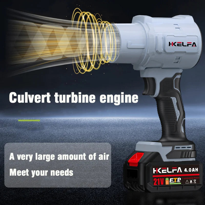 HKELFA 2000W Turbo Blower Cordless Handheld Air Blower