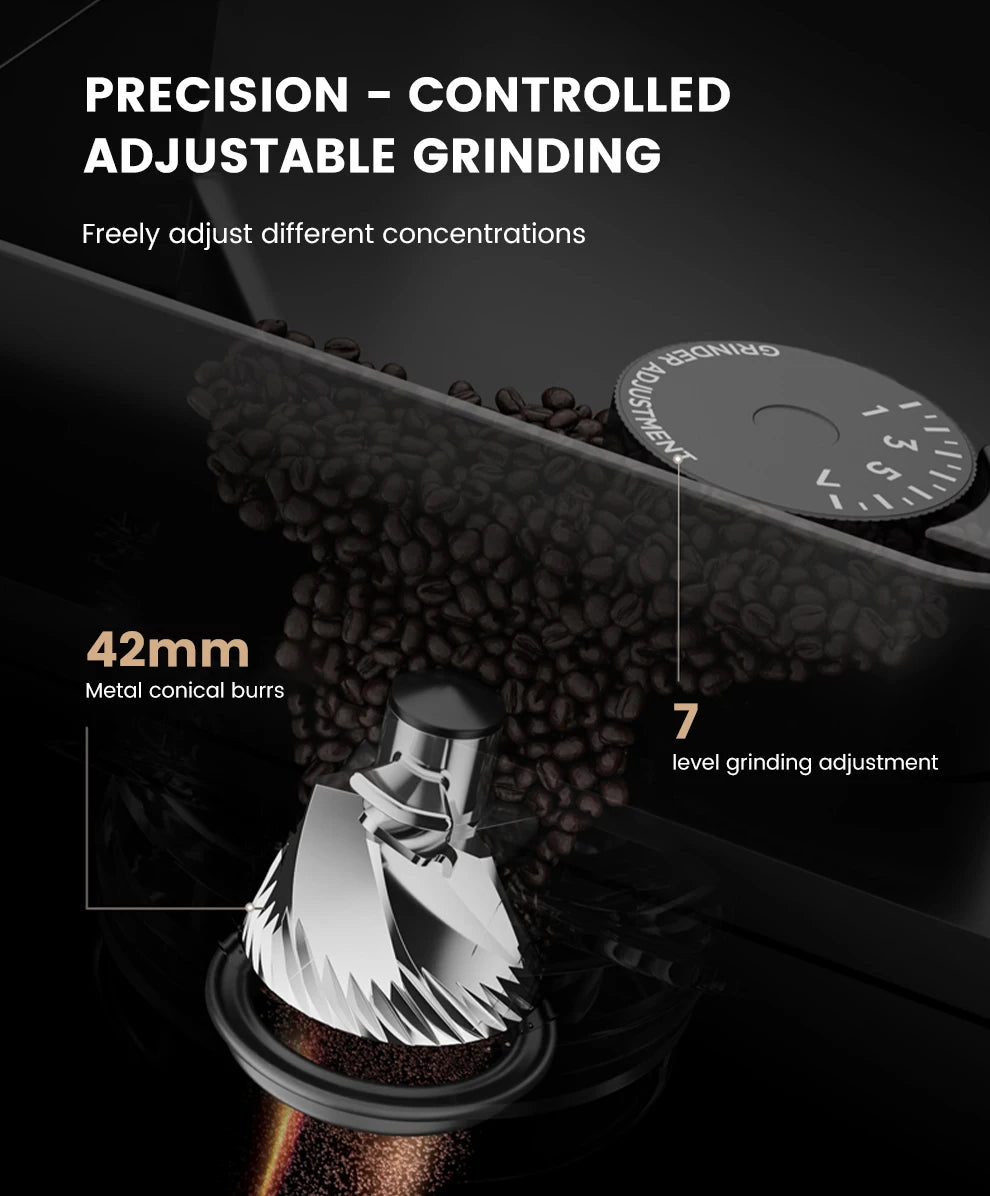 MCILPOOG M3 Automatic Espresso Coffee Machine With Milk Frother