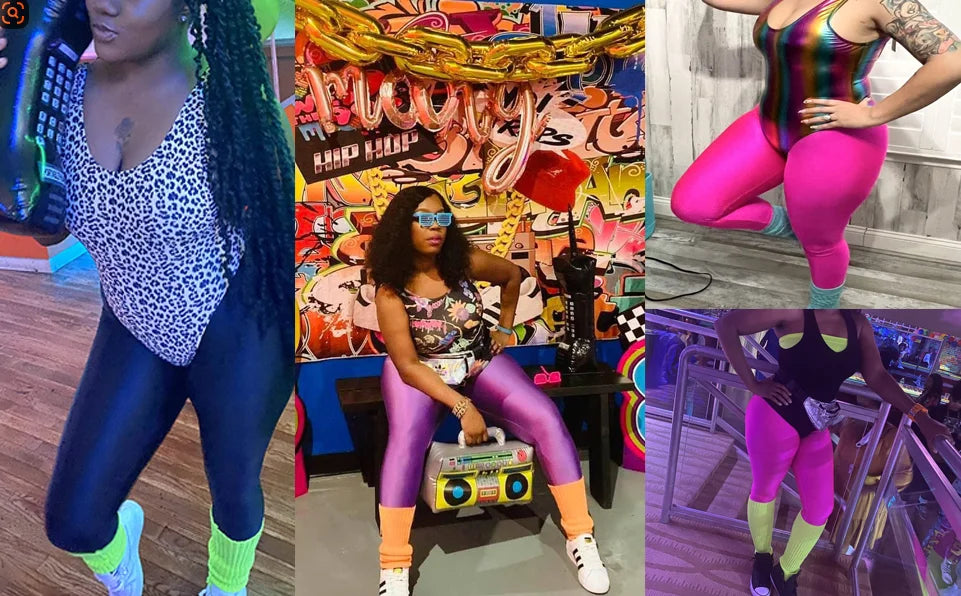Shinning Legging High Waisted Yoga Pants Tummy Control Shiny Sports Tights Workout