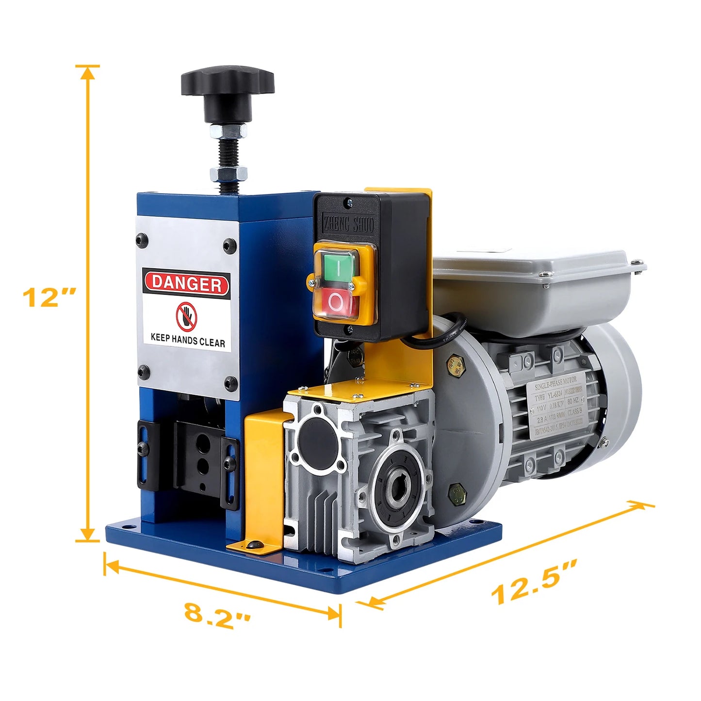 Electric Wire Stripping Machine Automatic Wire Stripper Machine Wire Stripping Tool with Emergency Stop