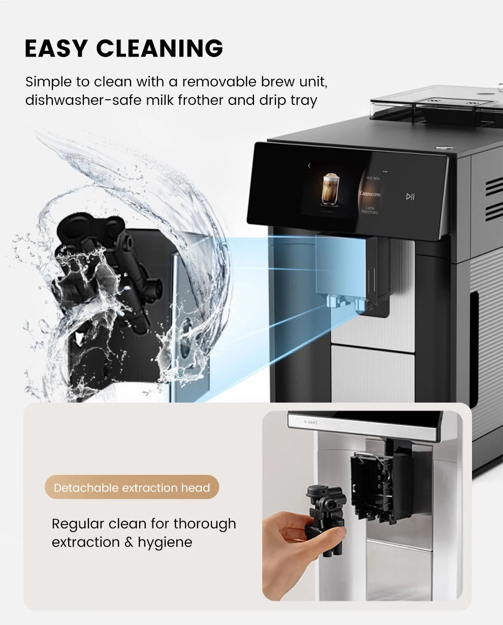 MCILPOOG M3 Automatic Espresso Coffee Machine With Milk Frother