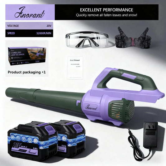 Cordless Leaf Blower Compatible With 20V Max Battery 500CFM