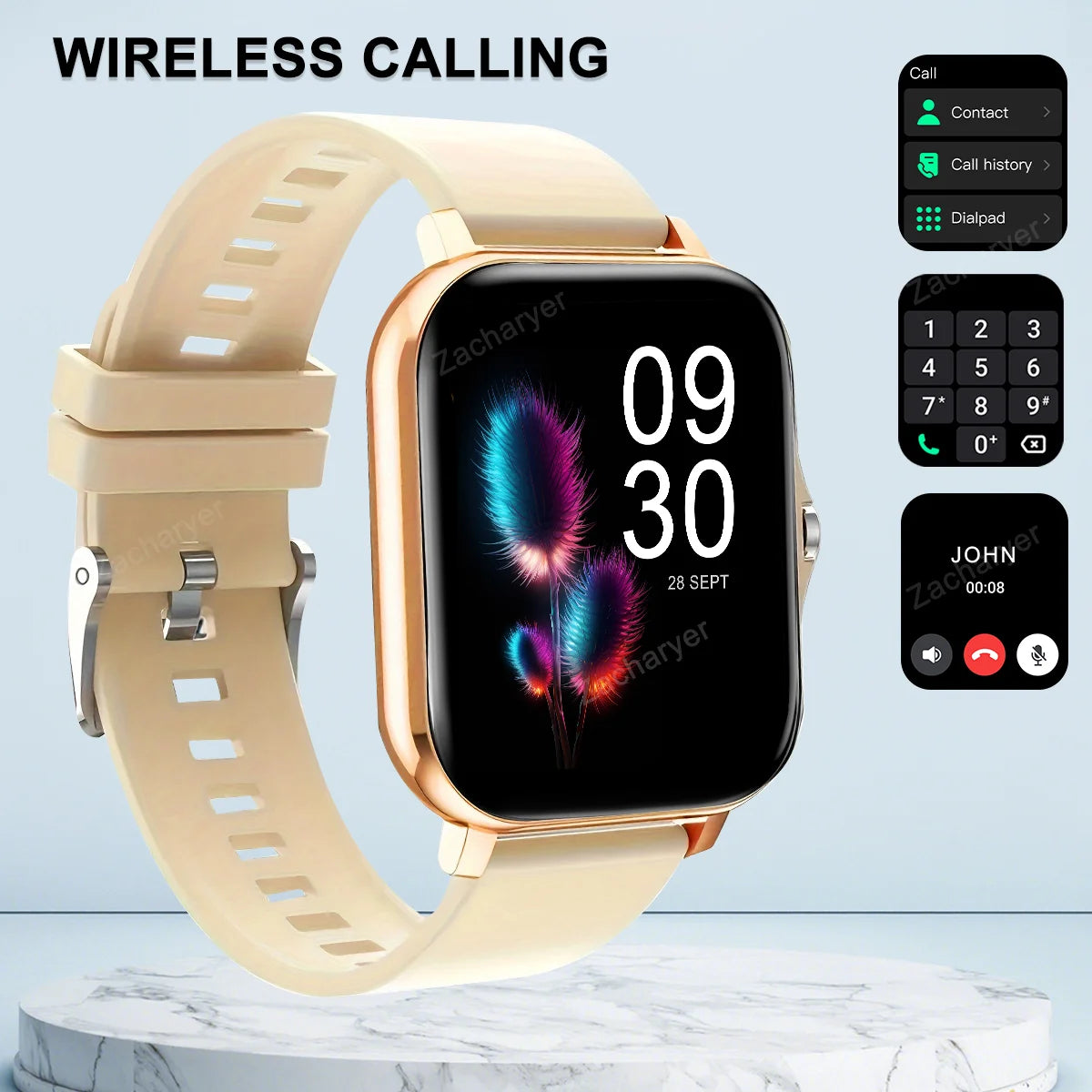 Men's wireless calling watch, sports and fitness, outdoor multiple sports modes, outdoor smartwatch