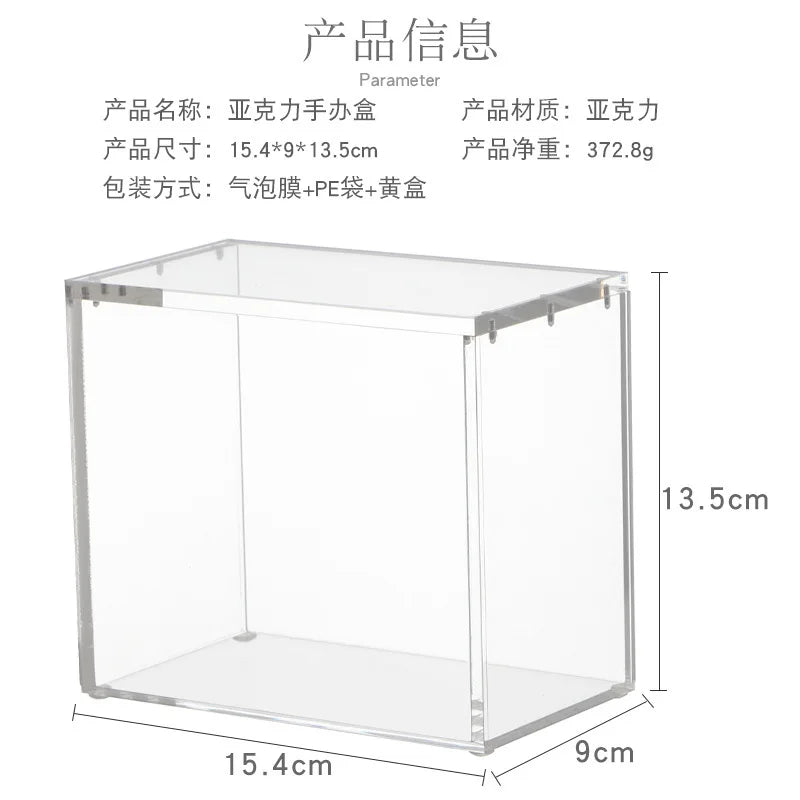 Booster Box Acrylic Case Protector Clear Acrylic Magnetic Closure Easy Top Loading Compatible with POKEMON Booster Boxes