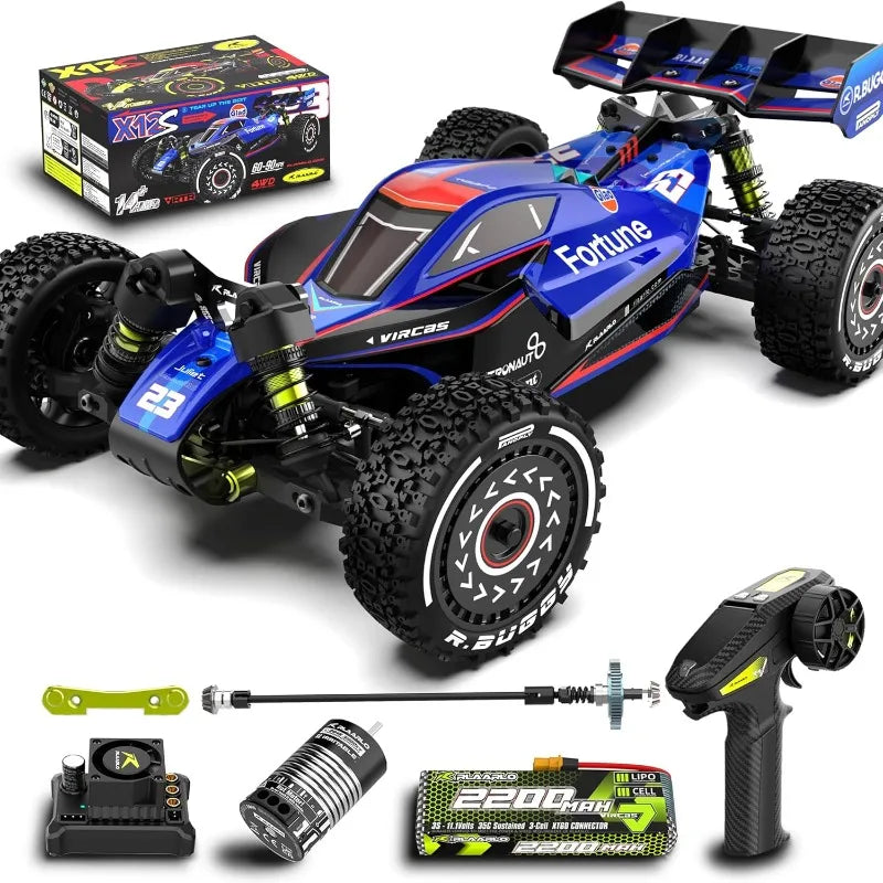 1/12 Brushelss RC Cars for Adult Top Speed 50+ MPH RC Car All Terrain RC Buggy Off-Road Hobby Trucks 4x4 Remote