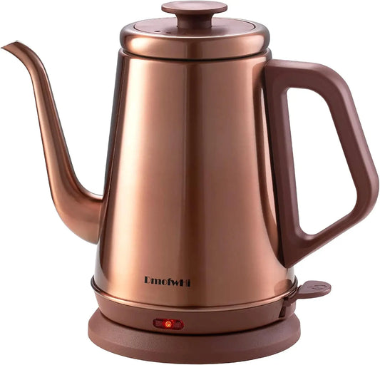 1000W Gooseneck Electric Kettle (1.0L),100% StainlSteel BPA Free Tea Kettle with Auto Shut - Off Protection, Pour Over Coffee