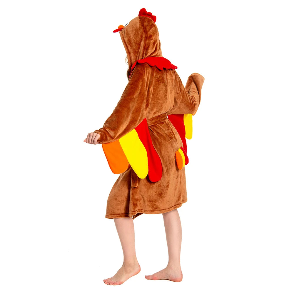 Animals Bathrobe Cartoon Soft Warm Soft Pajamas Adult Woman Onesie Hoodie Jumpsuit Sleepwear Home Clothing Cospiay Birthday Gift