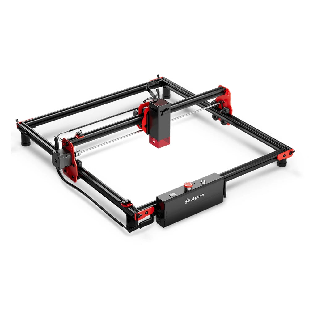 AlgoLaser Desktop Laser Engraver Y-axis Rotary Roller Engraving Cutting Cutter Machine Wood Metal Acrylic Woodworking 400x400mm