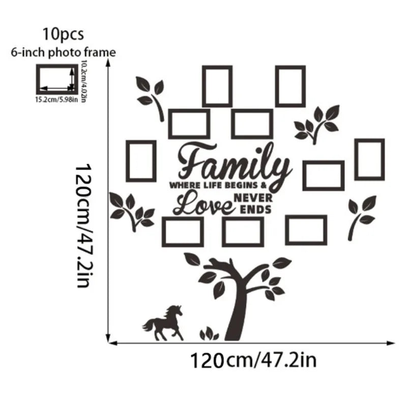 3D Acrylic Photo Wall Decor - DIY Customizable Photo Collage Kit for Home Wedding Party & Anniversary Wall Art Acrylic Frame