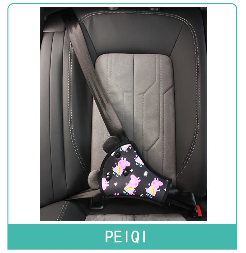 Car Child Seat Belt, Seat Shoulder Cover Holder, Seat Belt Protective Cover, Child Neck Limiter, Belly Protection