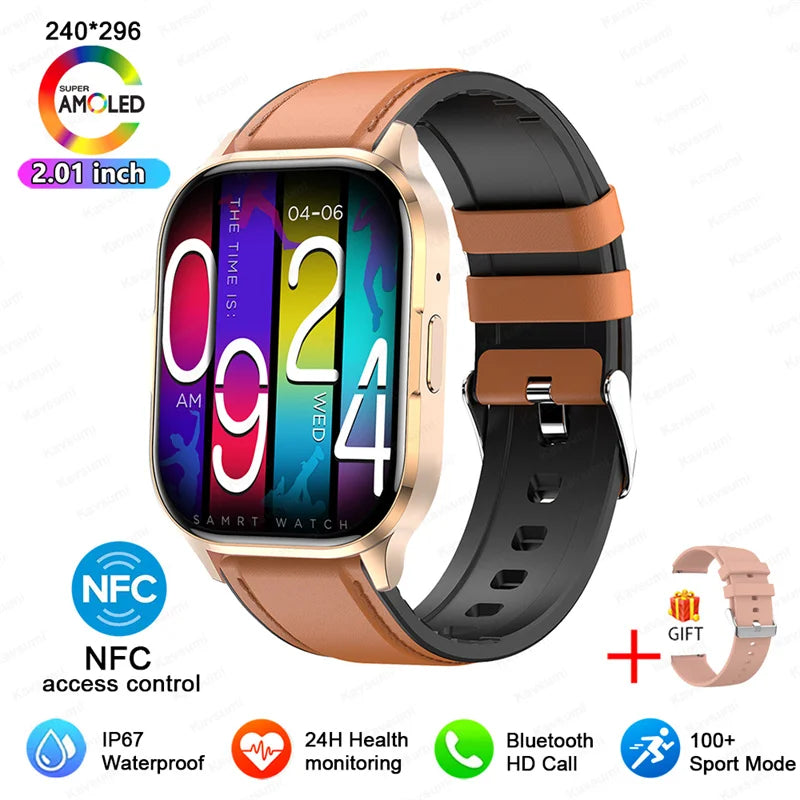 Smart watches Women AMOLED Screen Voice assistant Call Sport Watch Blood Oxygen Heart Rate Music IP68 Smart Watch for Women IOS