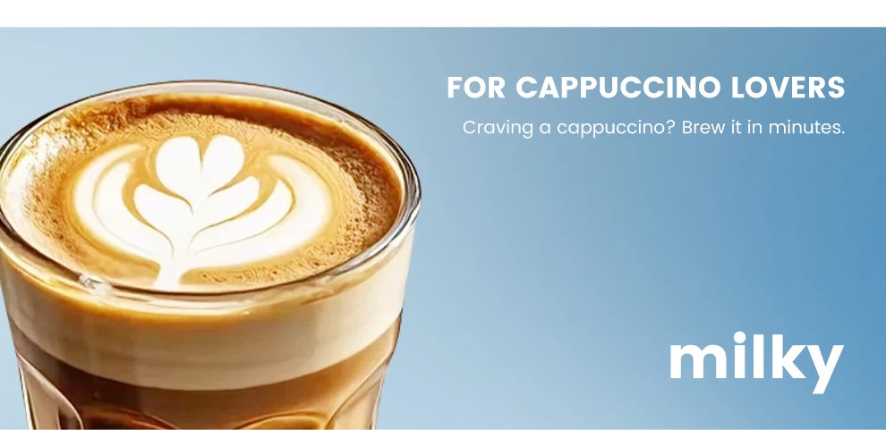 MCILPOOG M3 Automatic Espresso Coffee Machine With Milk Frother