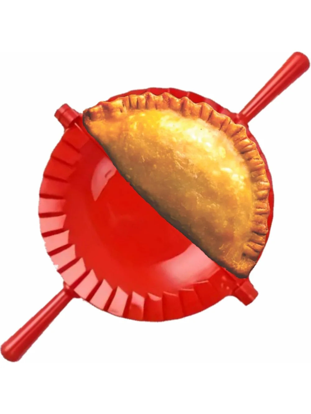 6" Empanada Maker Press – 2-in-1 Cutter & Sealer for Dumplings, Ravioli, Calzone & More