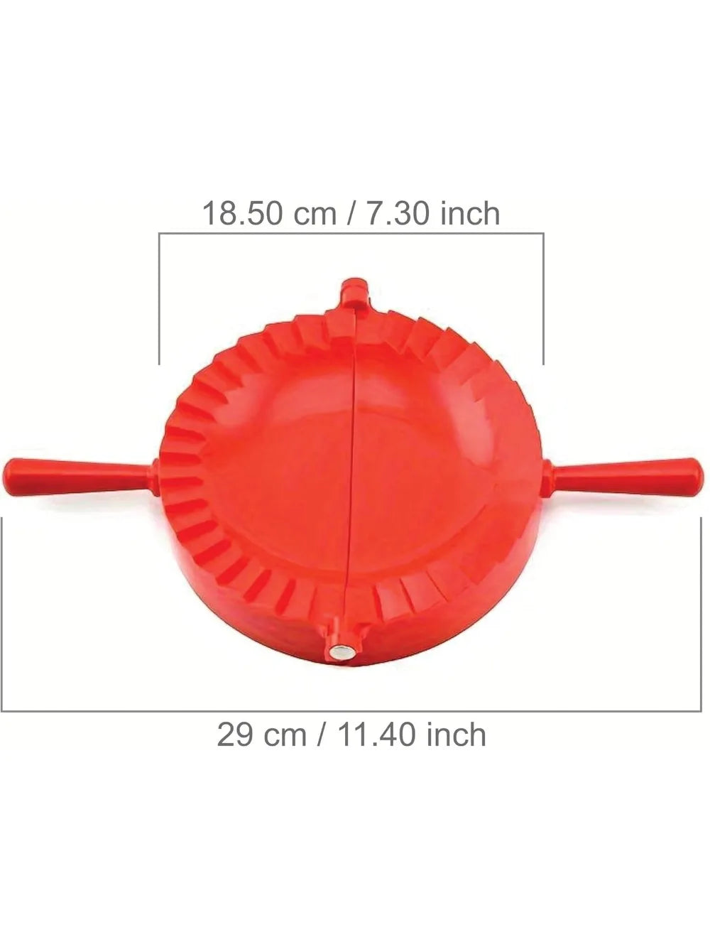 6" Empanada Maker Press – 2-in-1 Cutter & Sealer for Dumplings, Ravioli, Calzone & More