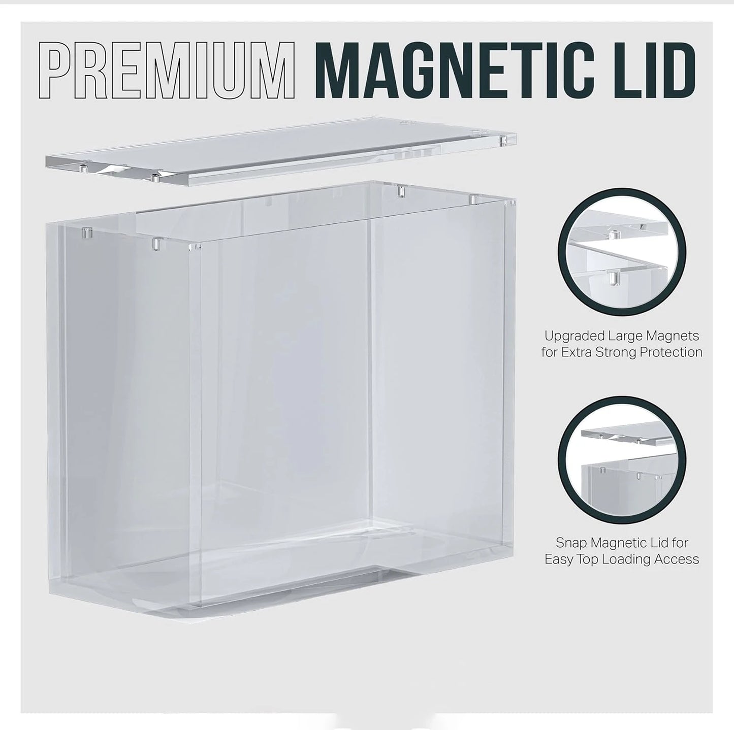 Acrylic Elite Trainer Box With Magnetic UV Protection