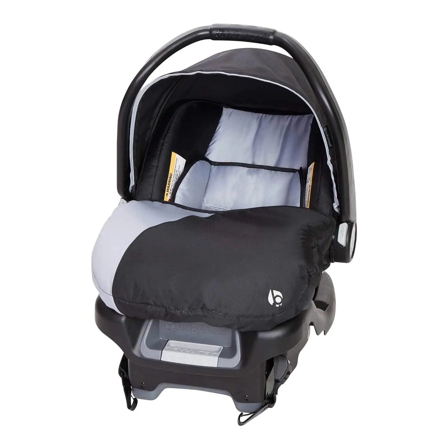 Newborn Baby Infant Car Seat Carrier Travel System with Harness and Extra Cozy Cover for Babies Up to 35 Pounds, Modern Khaki